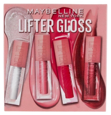 Maybelline New York Lifter Gloss Hyaluronic Gloss Repulpant Coffret 4 x 5,4 ml