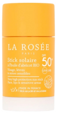 La Rosée Stick Solaire Invisible à l'Huile d'Abricot Bio SPF50+ 40 ml