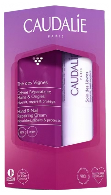 Caudalie Thé Des Vignes Crème Mains & Ongles 30 ml + Soin Des Lèvres 4,5 g