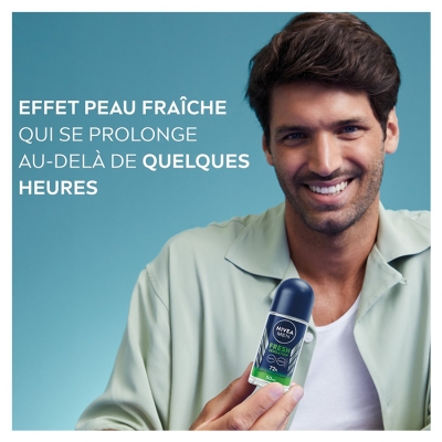 Nivea Men Fresh Sensation Déodorant Anti-Transpirant Roll-On 72H 50 ml