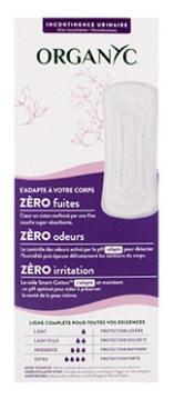 Organyc Incontinence Urinaire Light Protège-Slips Ultra-Fins 24 Unités