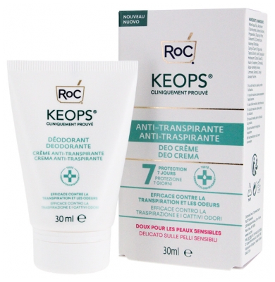 RoC Keops Déodorant Crème Anti Transpirante 30 ML