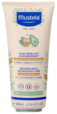 Mustela Soin Après-Shampoing Démêlant & Nourrissant 200 ml