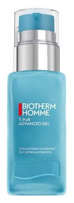 Biotherm Homme T-Pur Advanced Gel Ultra-Matifiant & Hydratant Toutes Peaux 50 ml