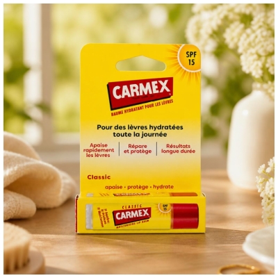 Carmex Baume Hydratant Classic Lèvres SPF15 4,25 g 