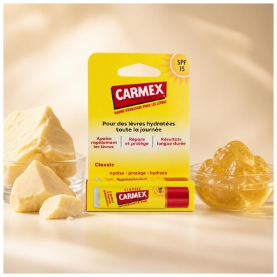 Carmex Baume Hydratant Classic Lèvres SPF15 4,25 g 