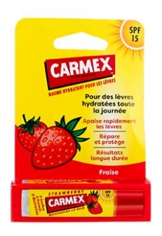 Carmex Fraise Baume Lèvres Hydratant SPF15 4,25 g