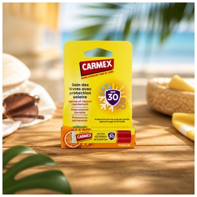 Carmex Tropical Baume Lèvres Hydratant SPF30 4,25 g