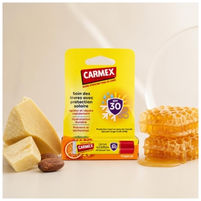 Carmex Tropical Baume Lèvres Hydratant SPF30 4,25 g
