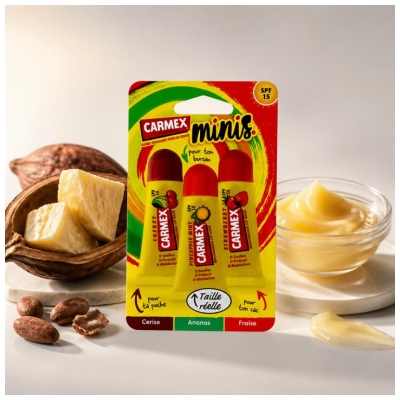 Carmex Minis Tubes SPF15 5 g 3 Unités