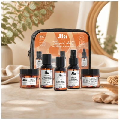 Jia Paris Travel Kit pour les Cheveux Ondulés à Bouclés