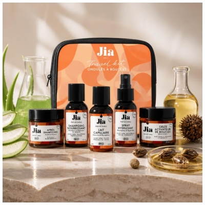 Jia Paris Travel Kit pour les Cheveux Ondulés à Bouclés
