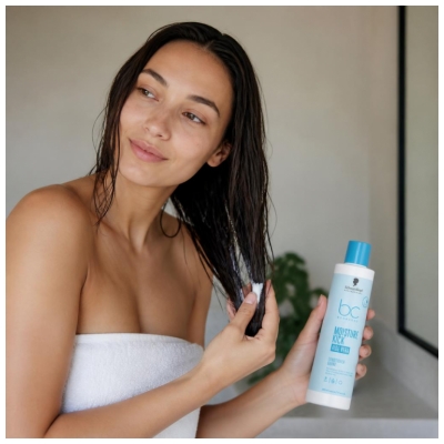 Bonacure Schwarzkopf Baume Moisture Kick Cheveux Normaux à Secs et Ondulés 200 ml