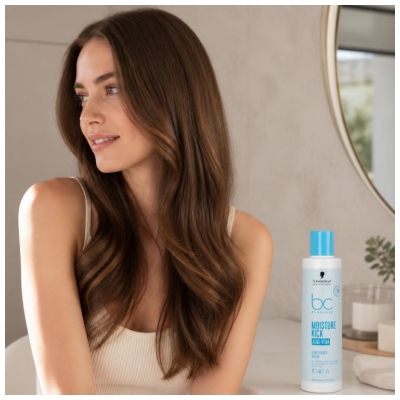 Bonacure Schwarzkopf Baume Moisture Kick Cheveux Normaux à Secs et Ondulés 200 ml