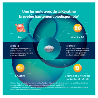 Oenobiol Hair Expert Fortifiant Intégral Force et Résistance 60 Comprimés