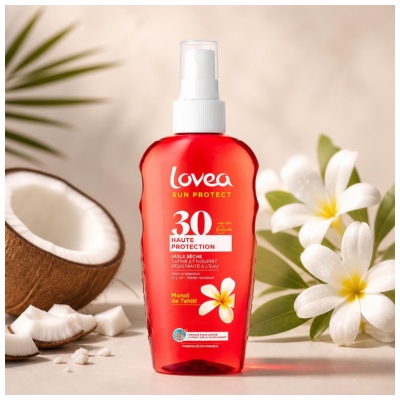 Lovea Huile Sèche Monoï de Tahiti SPF30 150 ml