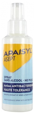 Spray Antibactérien Apaisyl Asept 100 ml (à consommer de préférence avant le 31/07/2026)
