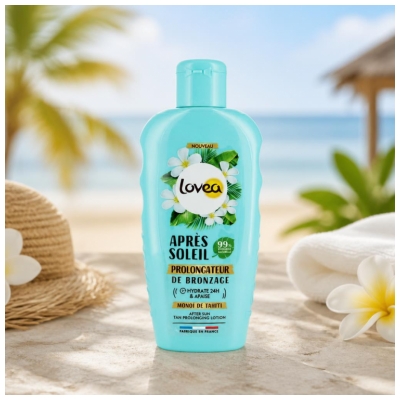 Lovea Après-Soleil Lait Prolongateur de Bronzage Hydrate 24H 150 ml