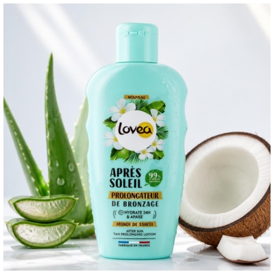 Lovea Après-Soleil Lait Prolongateur de Bronzage Hydrate 24H 150 ml