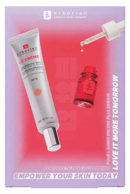 Erborian CC Crème à la Centella SPF30 Tube 40 ml + Skin Therapy Huile de Nuit 10 ml
