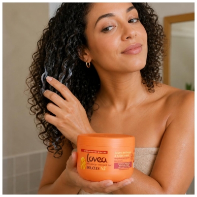 Lovea Hair Food Masque Boucles 3en1 au Beurre de Mangue & Acide Aminé 390 ml