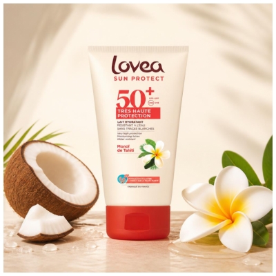 Lovea Sun Protect Lait Hydratant Monoï de Tahiti SPF50+ 150 ml