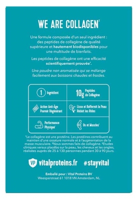 Vital Proteins Marine Collagen Peau Cheveux et Ongles 10 Sachets