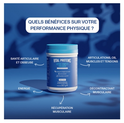 Vital Proteins Active Complex Collagen Saveur Citron 357 g