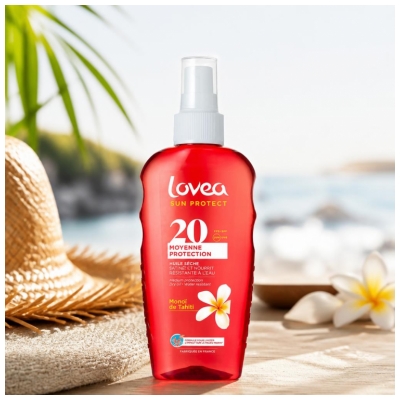 Lovea Huile Sèche Monoï de Tahiti SPF20 150 ml