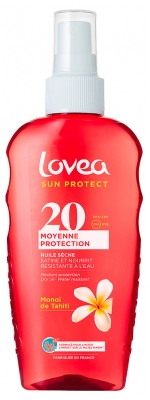 Lovea Huile Sèche Monoï de Tahiti SPF20 150 ml
