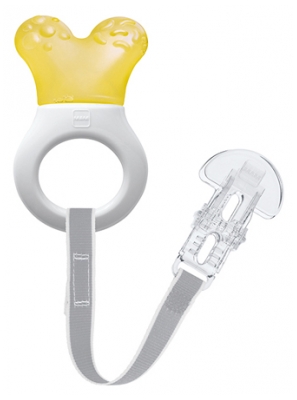 MAM Anneau de Dentition Réfrigérant - Avec Attache - Couleur : Jaune