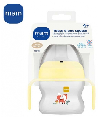 MAM Tasse à Bec Souple 150 ml Dès 6 Mois