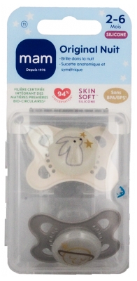 Sucettes Tommee Tippee Night Time Glow 0-6 Mois
