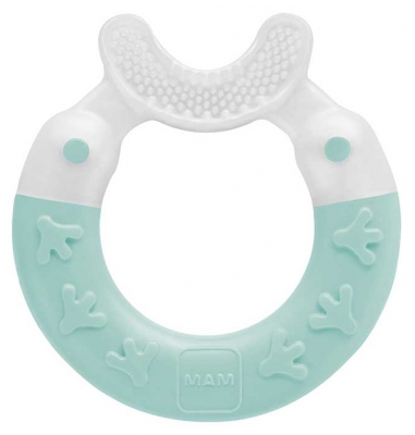 MAM Anneau de Dentition Nettoyant Dès 3 Mois - Couleur : Bleu