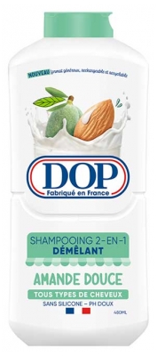 Dop Shampoing 2en1 Ultra Démêlant Amande Douce Tous Types de Cheveux 480 ml