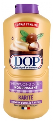 Dop Shampoing 2en1 Nourrissant Karité pour les Cheveux Bouclés à Frisés 500 ml