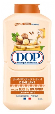 Dop Shampoing 2en1 Démêlant Noix de Macadamia Cheveux Secs 310 ml