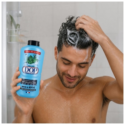 Dop Shampoing Antipelliculaire Cuir Chevelu à Pellicules Parfum Menthe 500 ml