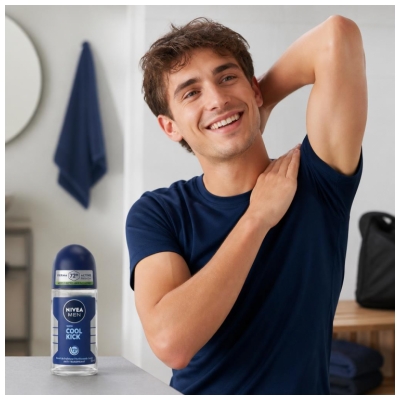 Nivea Cool Kick Déodorant 72H Anti-Transpirant Roll-On 50 ml