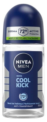 Nivea Cool Kick Déodorant 72H Anti-Transpirant Roll-On 50 ml