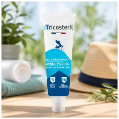 Tricosteril Flacon-Bille Apaisant Après-Piqûres Insectes & Végétaux 15 ml
