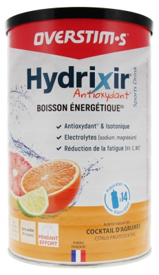 Overstims Hydrixir Antioxydant Préparation pour Boisson 600 g