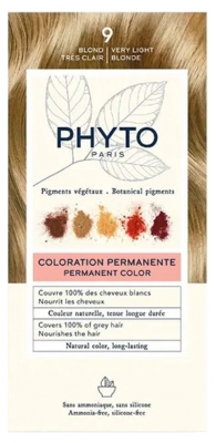 Phyto Couleur Coloration Permanente - Pigments Végétaux - Coloration : 9 Blond Très Clair
