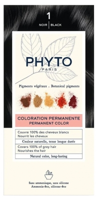 Phyto Couleur Coloration Permanente - Pigments Végétaux - Coloration : 1 Noir