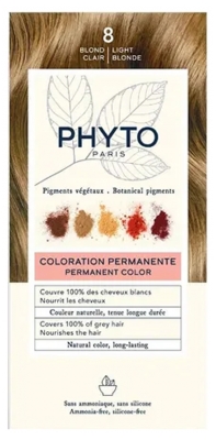 Phyto Couleur Coloration Permanente - Pigments Végétaux - Coloration : 8 Blond Clair
