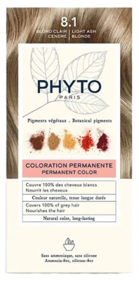 Phyto Couleur Coloration Permanente - Pigments Végétaux - Coloration : 8.1 Blond Clair Cendré