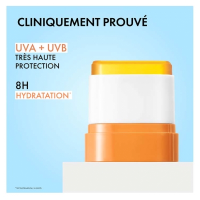 Vichy Capital Soleil UV Aqua Stick Invisible Visage et Lèvres SPF50+ 10 ml