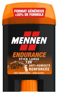 Mennen Anti-Transpirant Stick 72H Anti-Humidité Renforcée Endurance 60 ml