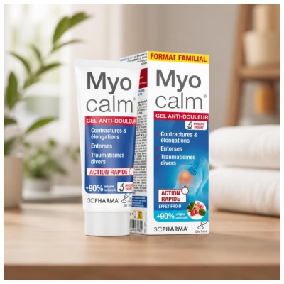 3C Pharma Myocalm Gel Anti-Douleur Effet Froid 100 ml