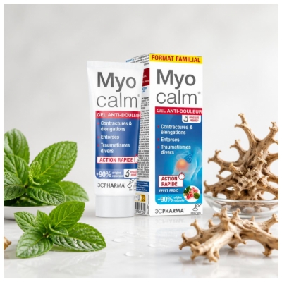 3C Pharma Myocalm Gel Anti-Douleur Effet Froid 100 ml